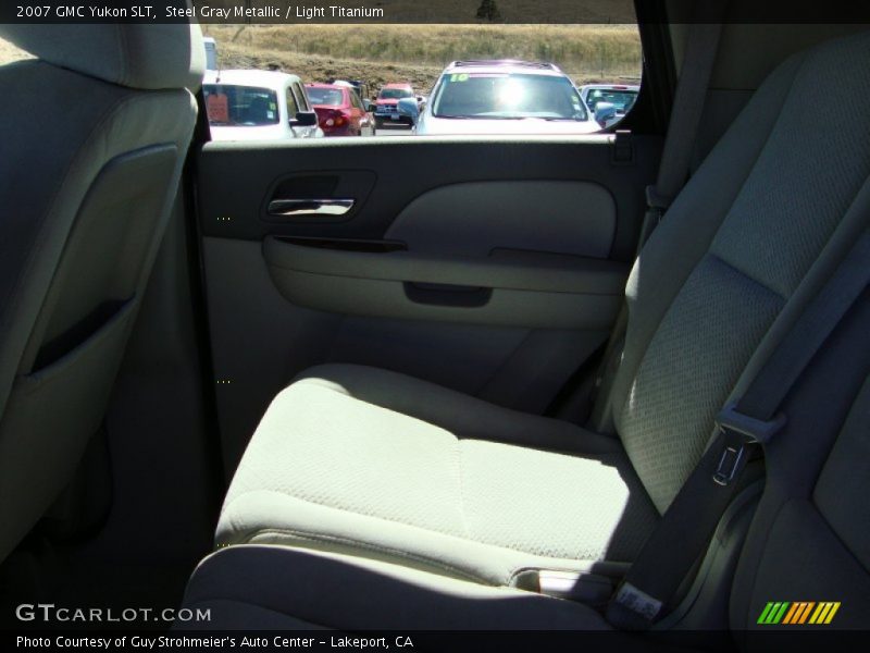 Steel Gray Metallic / Light Titanium 2007 GMC Yukon SLT