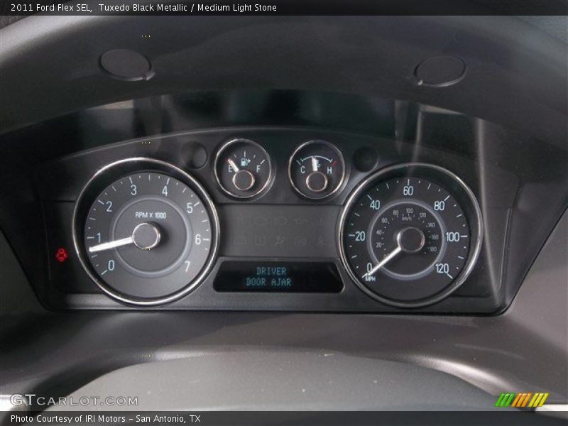 Tuxedo Black Metallic / Medium Light Stone 2011 Ford Flex SEL