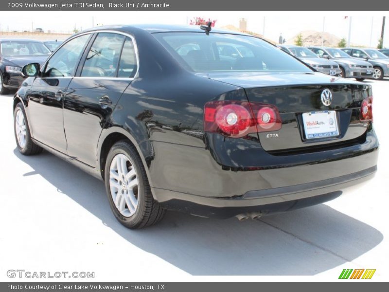 Black Uni / Anthracite 2009 Volkswagen Jetta TDI Sedan