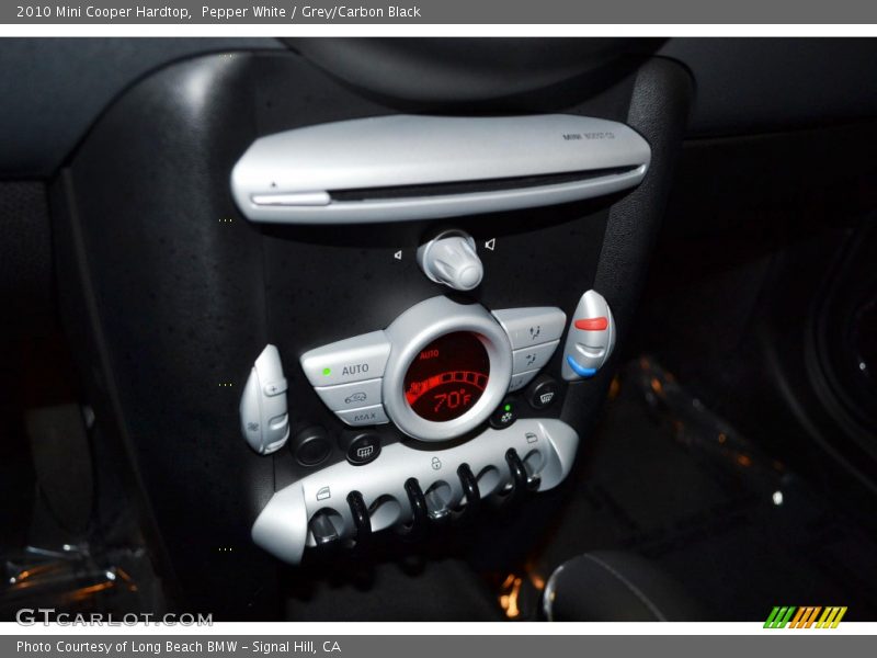 Pepper White / Grey/Carbon Black 2010 Mini Cooper Hardtop