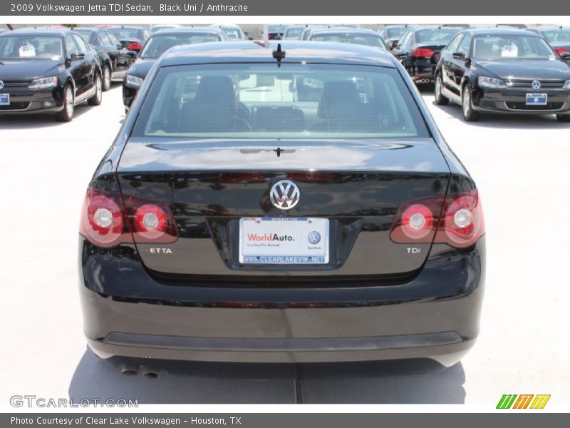 Black Uni / Anthracite 2009 Volkswagen Jetta TDI Sedan