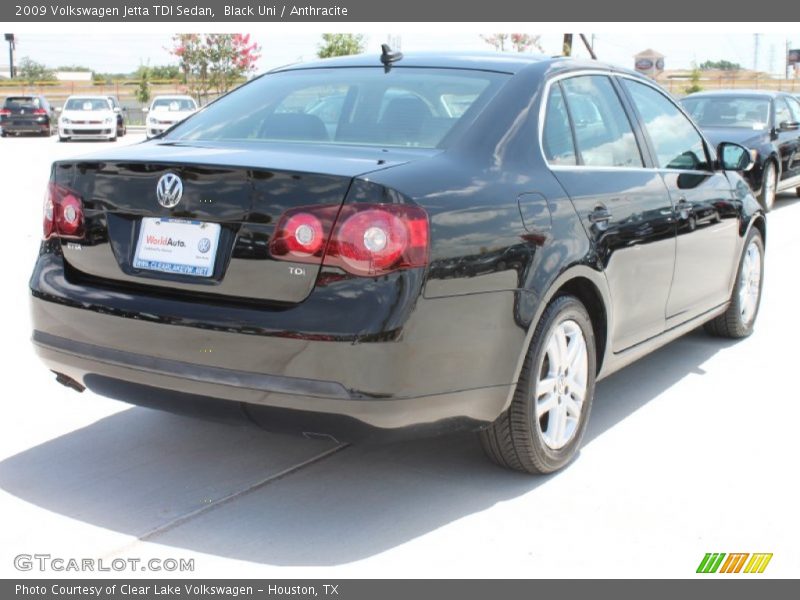 Black Uni / Anthracite 2009 Volkswagen Jetta TDI Sedan