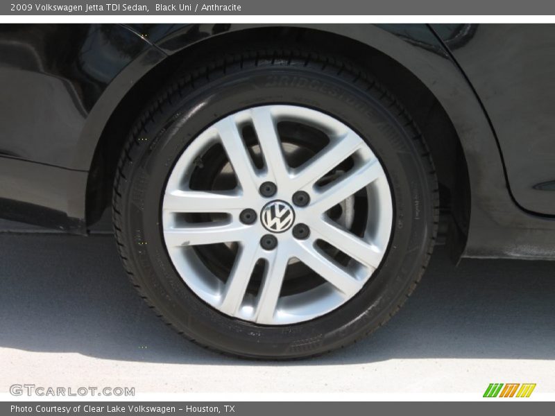 Black Uni / Anthracite 2009 Volkswagen Jetta TDI Sedan