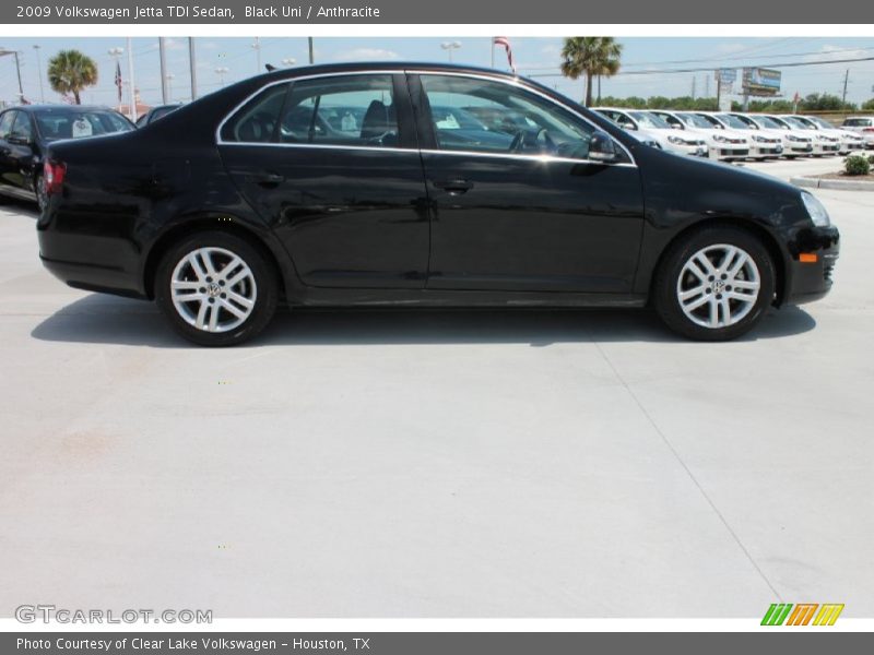Black Uni / Anthracite 2009 Volkswagen Jetta TDI Sedan