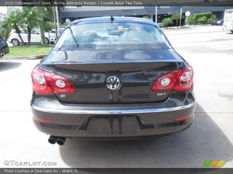 Mocha Anthracite Metallic / Cornsilk Beige Two Tone 2010 Volkswagen CC Sport