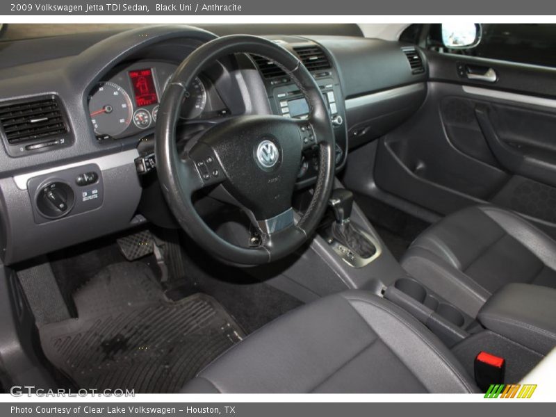 Black Uni / Anthracite 2009 Volkswagen Jetta TDI Sedan