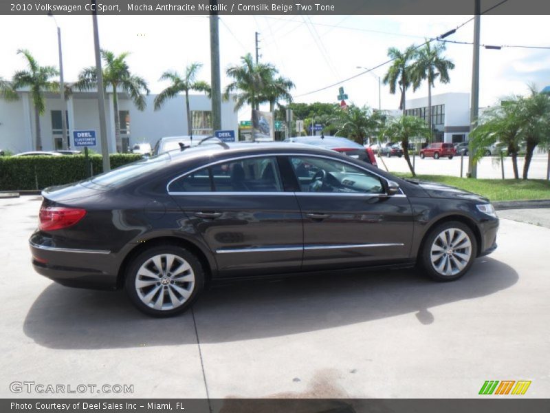 Mocha Anthracite Metallic / Cornsilk Beige Two Tone 2010 Volkswagen CC Sport