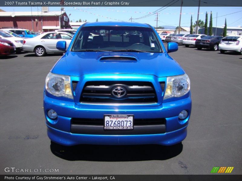 Speedway Blue Pearl / Graphite Gray 2007 Toyota Tacoma X-Runner