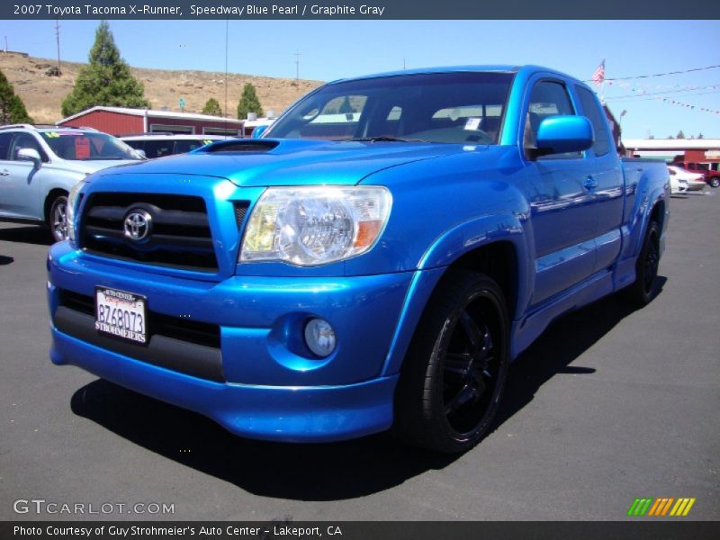 Speedway Blue Pearl / Graphite Gray 2007 Toyota Tacoma X-Runner