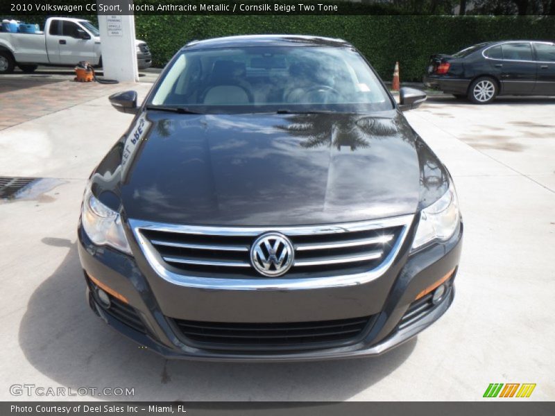 Mocha Anthracite Metallic / Cornsilk Beige Two Tone 2010 Volkswagen CC Sport