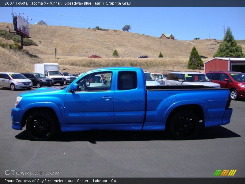 Speedway Blue Pearl / Graphite Gray 2007 Toyota Tacoma X-Runner