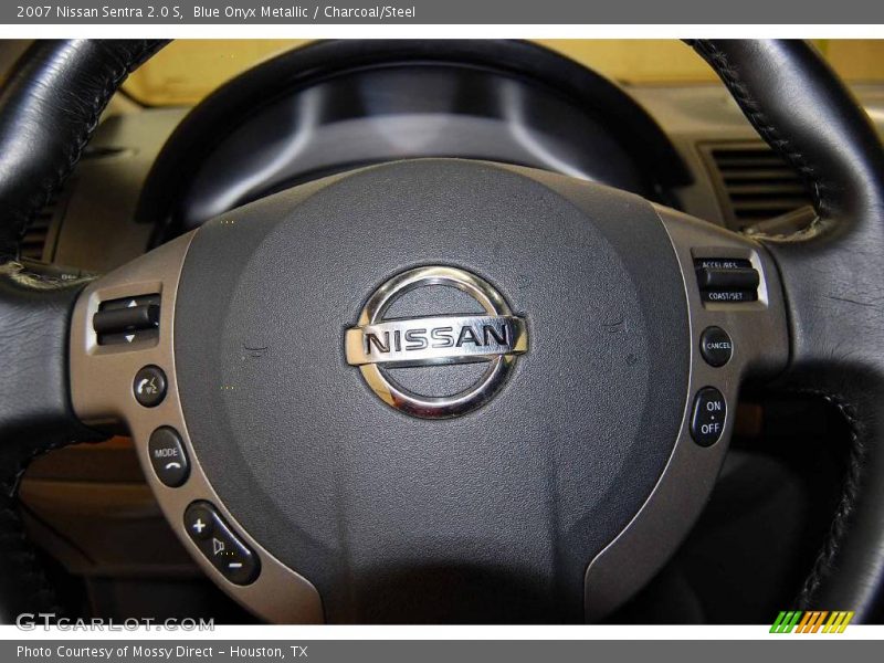 Blue Onyx Metallic / Charcoal/Steel 2007 Nissan Sentra 2.0 S