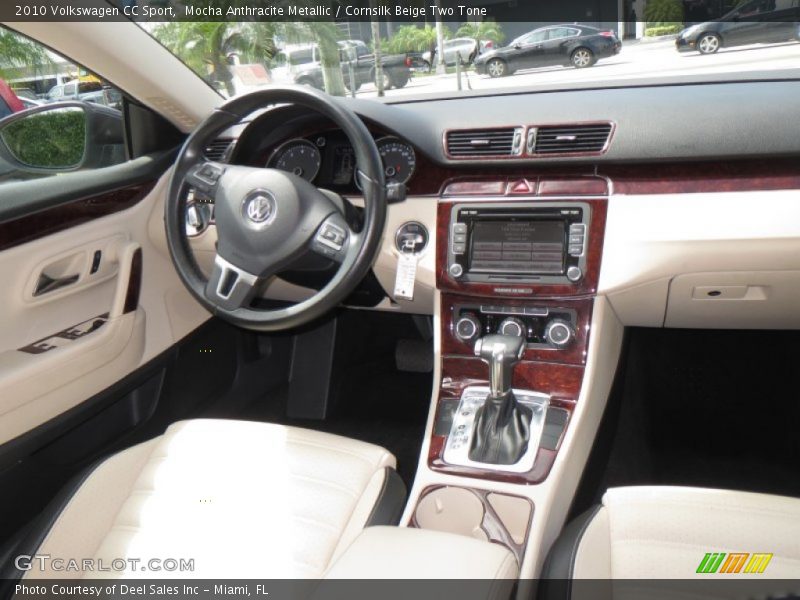 Mocha Anthracite Metallic / Cornsilk Beige Two Tone 2010 Volkswagen CC Sport