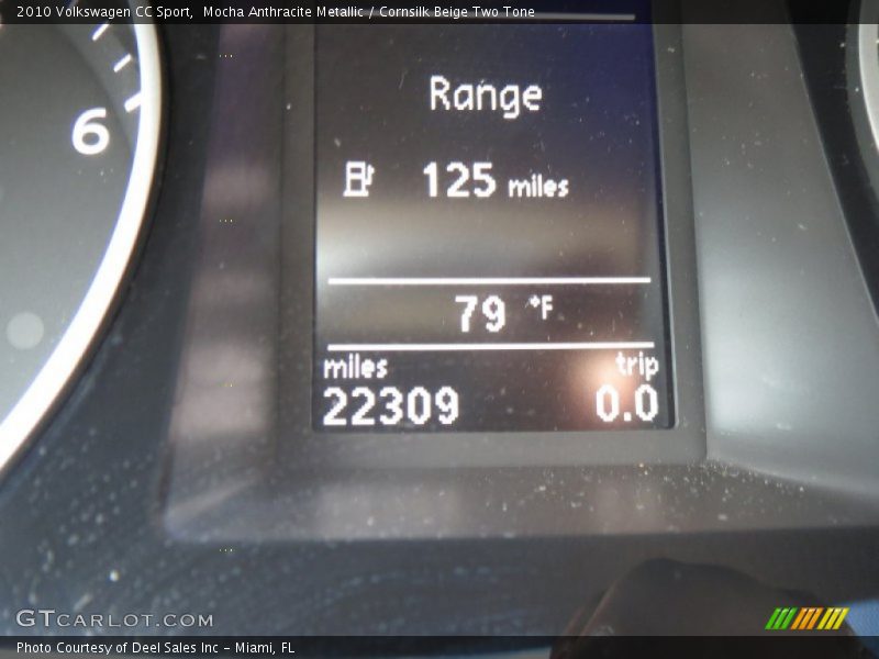 Mocha Anthracite Metallic / Cornsilk Beige Two Tone 2010 Volkswagen CC Sport