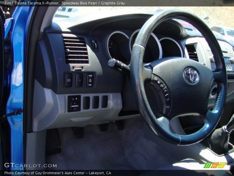 Speedway Blue Pearl / Graphite Gray 2007 Toyota Tacoma X-Runner