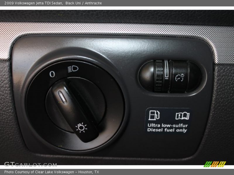 Black Uni / Anthracite 2009 Volkswagen Jetta TDI Sedan