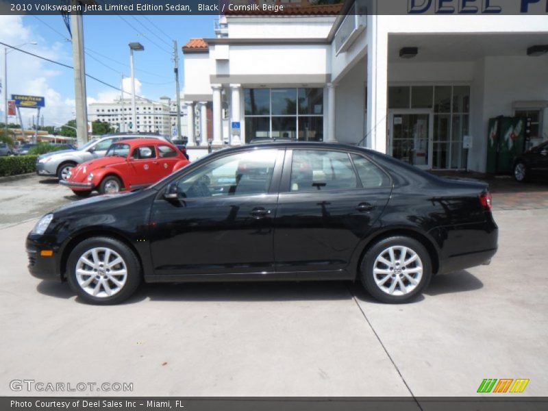Black / Cornsilk Beige 2010 Volkswagen Jetta Limited Edition Sedan
