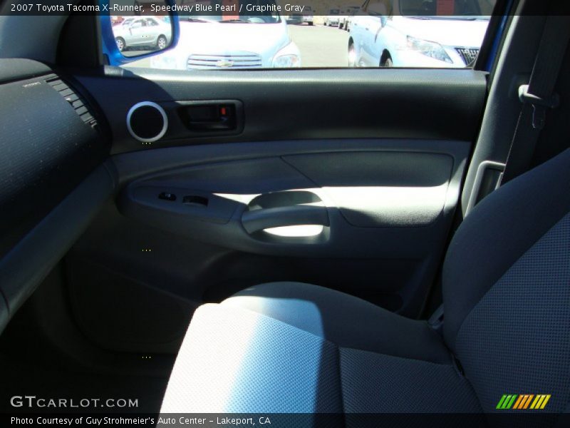 Speedway Blue Pearl / Graphite Gray 2007 Toyota Tacoma X-Runner