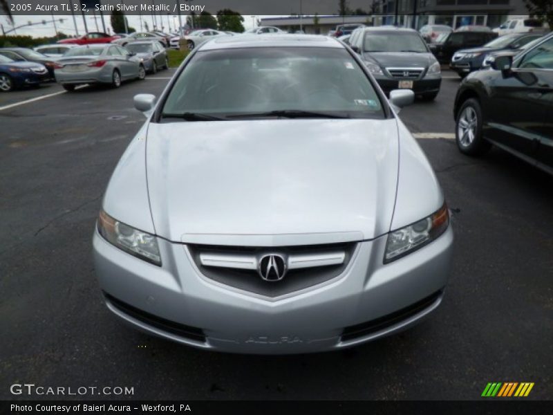 Satin Silver Metallic / Ebony 2005 Acura TL 3.2