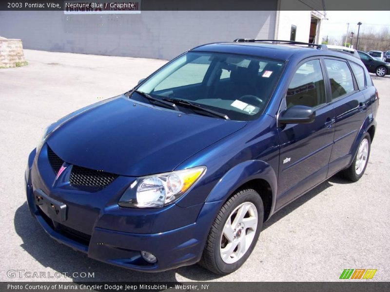 Neptune Blue / Graphite 2003 Pontiac Vibe
