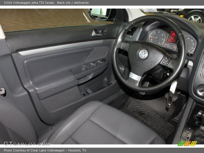 Black Uni / Anthracite 2009 Volkswagen Jetta TDI Sedan