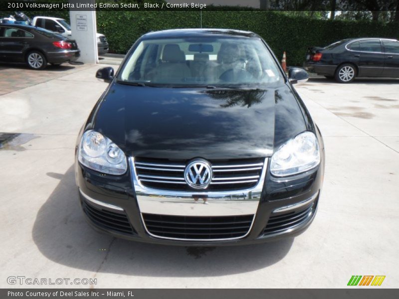 Black / Cornsilk Beige 2010 Volkswagen Jetta Limited Edition Sedan