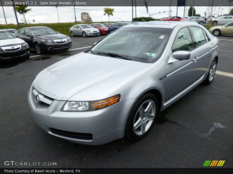 Satin Silver Metallic / Ebony 2005 Acura TL 3.2