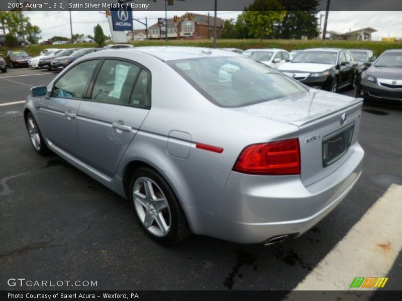 Satin Silver Metallic / Ebony 2005 Acura TL 3.2