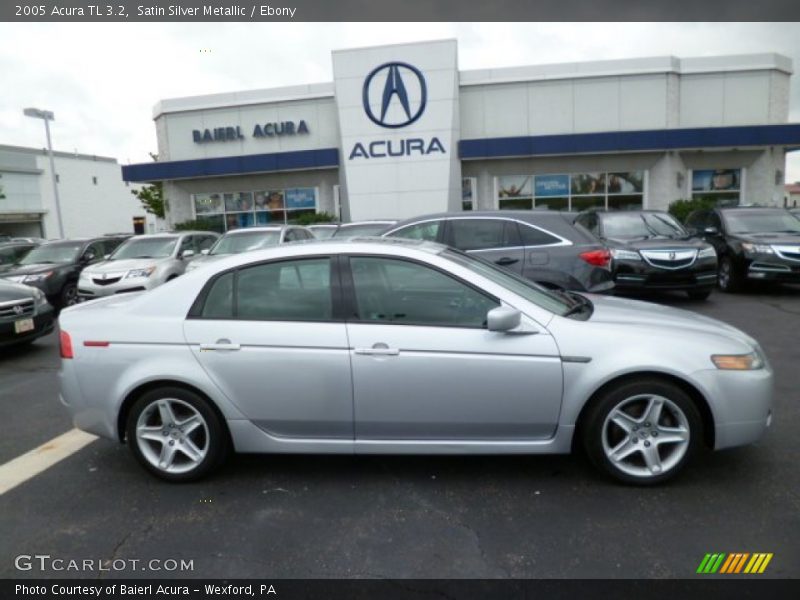 Satin Silver Metallic / Ebony 2005 Acura TL 3.2