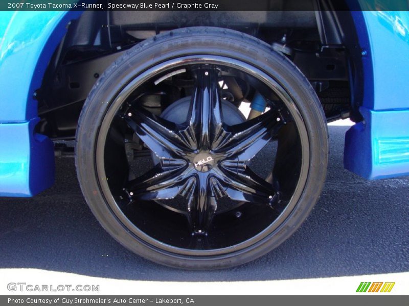 Speedway Blue Pearl / Graphite Gray 2007 Toyota Tacoma X-Runner