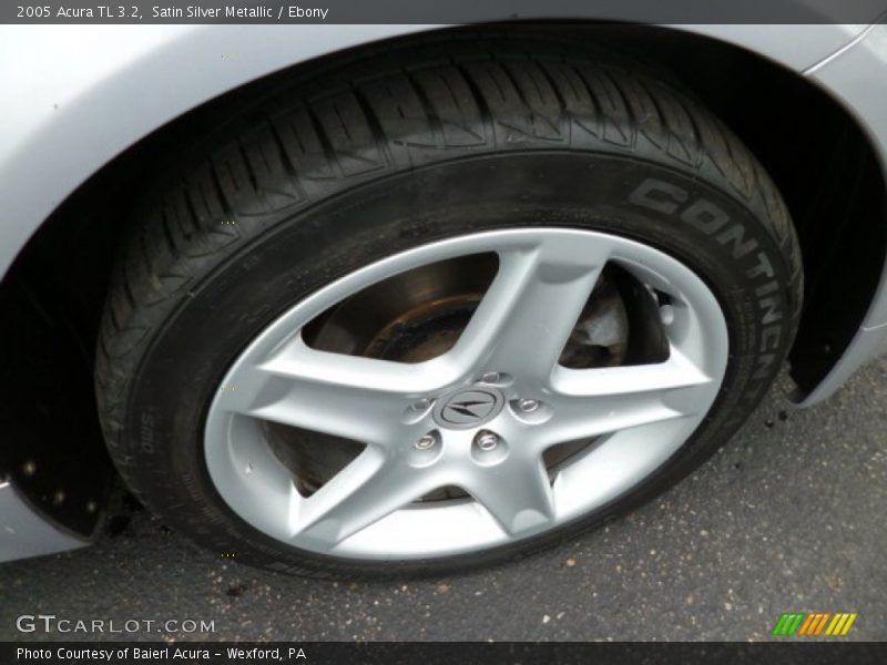 Satin Silver Metallic / Ebony 2005 Acura TL 3.2
