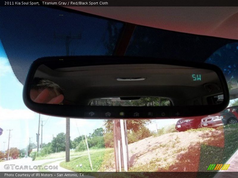 Titanium Gray / Red/Black Sport Cloth 2011 Kia Soul Sport