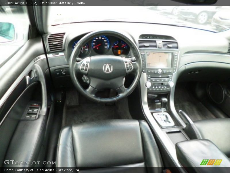Satin Silver Metallic / Ebony 2005 Acura TL 3.2