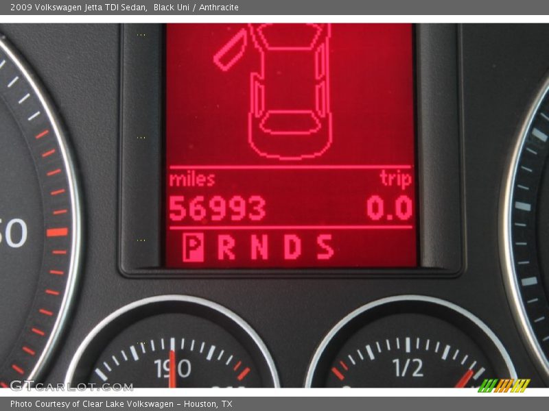 Black Uni / Anthracite 2009 Volkswagen Jetta TDI Sedan