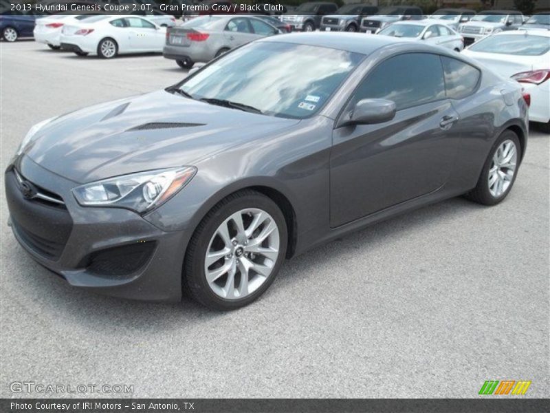 Gran Premio Gray / Black Cloth 2013 Hyundai Genesis Coupe 2.0T