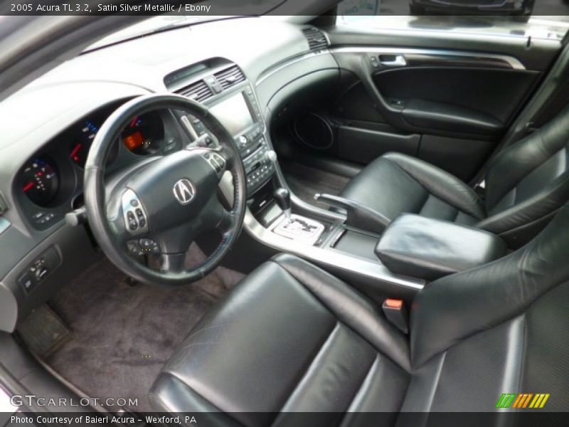 Satin Silver Metallic / Ebony 2005 Acura TL 3.2