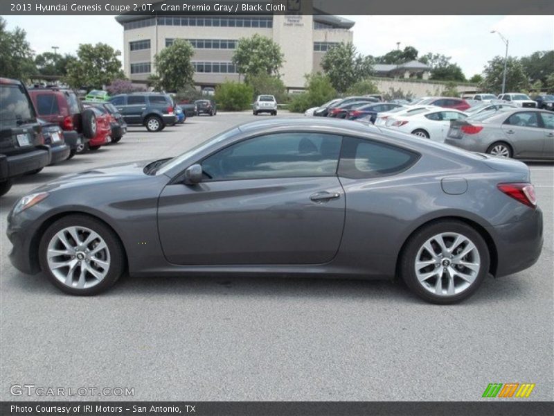 Gran Premio Gray / Black Cloth 2013 Hyundai Genesis Coupe 2.0T