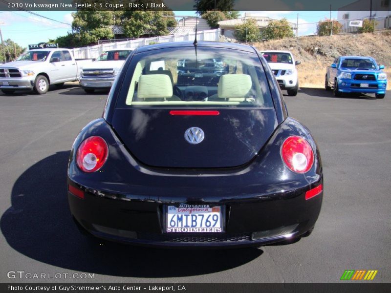 Black / Black 2010 Volkswagen New Beetle 2.5 Coupe