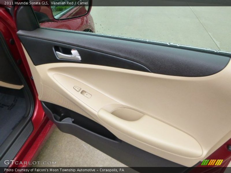 Venetian Red / Camel 2011 Hyundai Sonata GLS