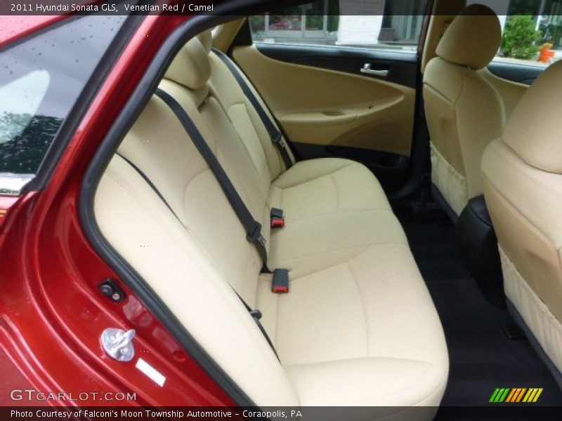 Venetian Red / Camel 2011 Hyundai Sonata GLS