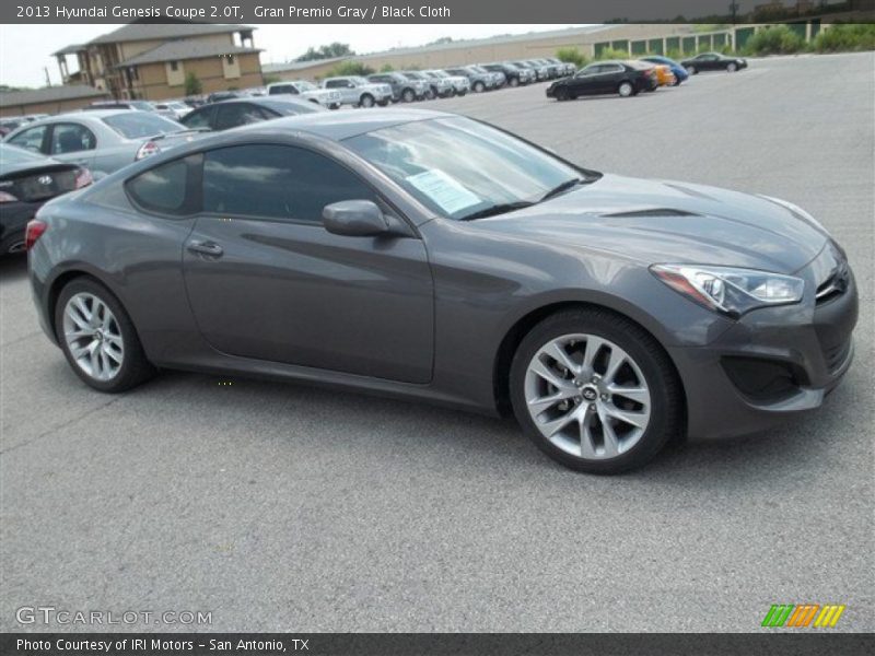 Gran Premio Gray / Black Cloth 2013 Hyundai Genesis Coupe 2.0T