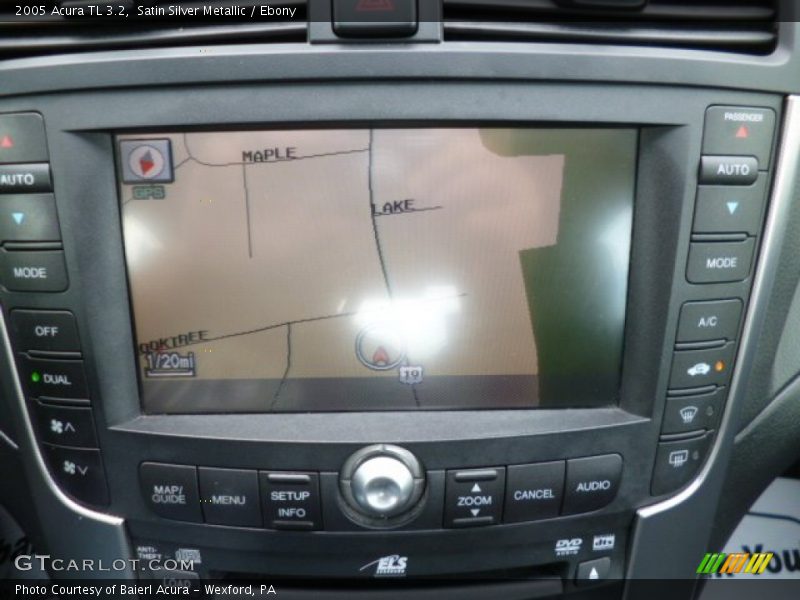 Satin Silver Metallic / Ebony 2005 Acura TL 3.2