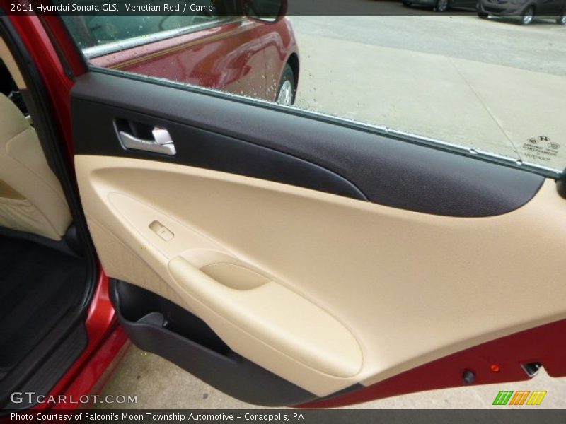 Venetian Red / Camel 2011 Hyundai Sonata GLS