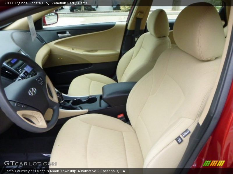 Venetian Red / Camel 2011 Hyundai Sonata GLS