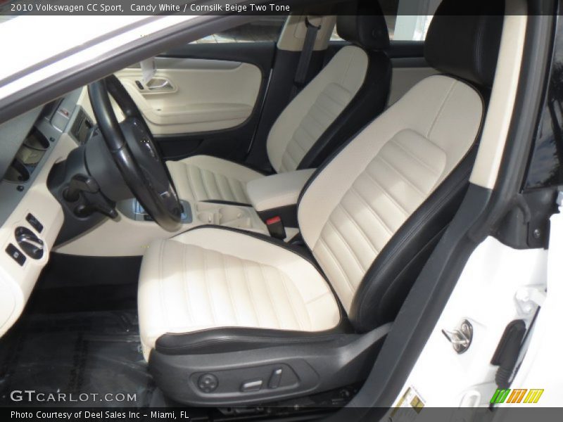 Candy White / Cornsilk Beige Two Tone 2010 Volkswagen CC Sport