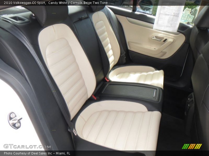 Candy White / Cornsilk Beige Two Tone 2010 Volkswagen CC Sport