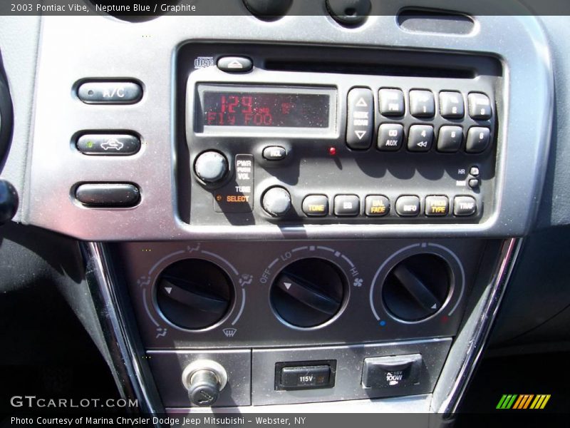 Neptune Blue / Graphite 2003 Pontiac Vibe
