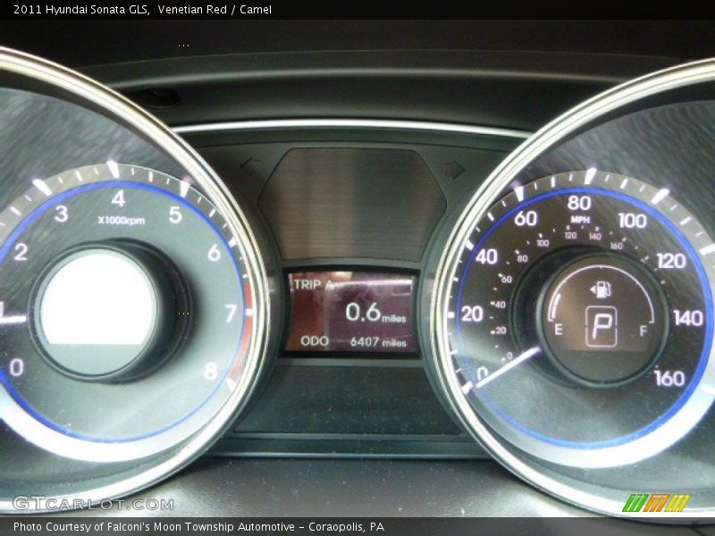 Venetian Red / Camel 2011 Hyundai Sonata GLS
