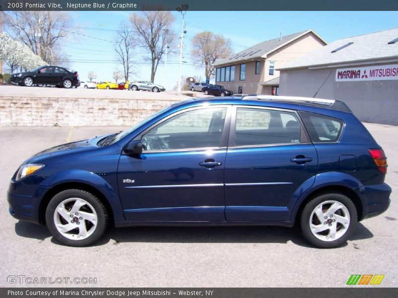 Neptune Blue / Graphite 2003 Pontiac Vibe