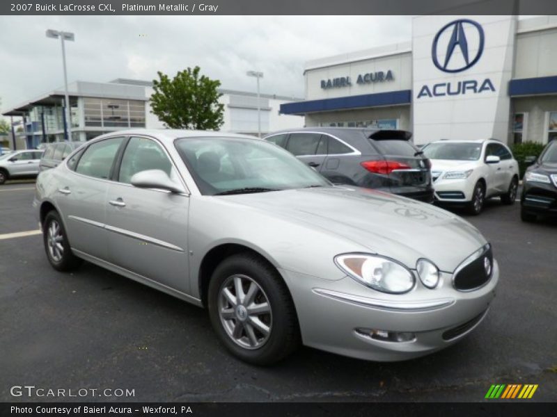 Platinum Metallic / Gray 2007 Buick LaCrosse CXL